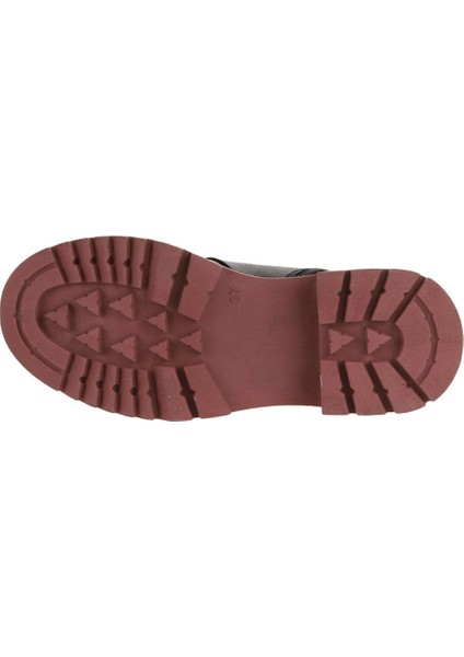 Siyah Pembe Deri Kadın Topuklu Bot 01WZ1405 01WZ1405 indirimleri