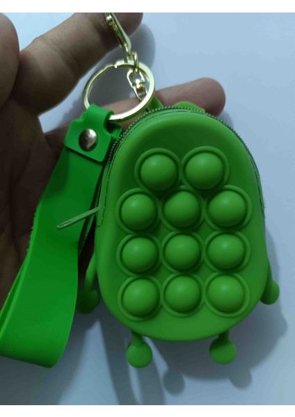 Silikon Armut Cüzdan Anahtarlık Arkası Popitli modelleri