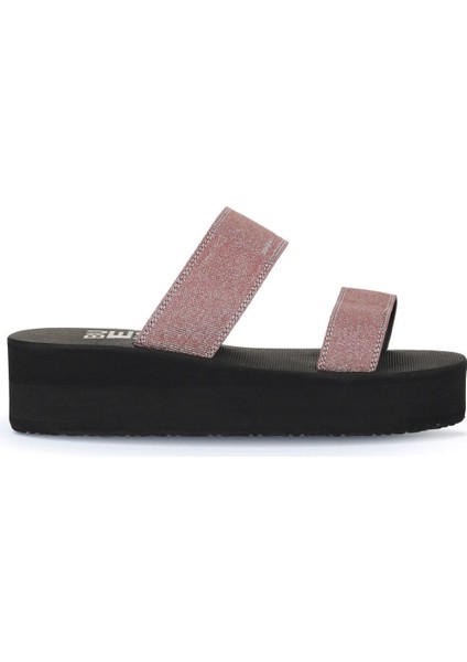 Bordo Ithal Sim Kadın Dolgu Topuklu Terlik 26WT752550 26WT752550