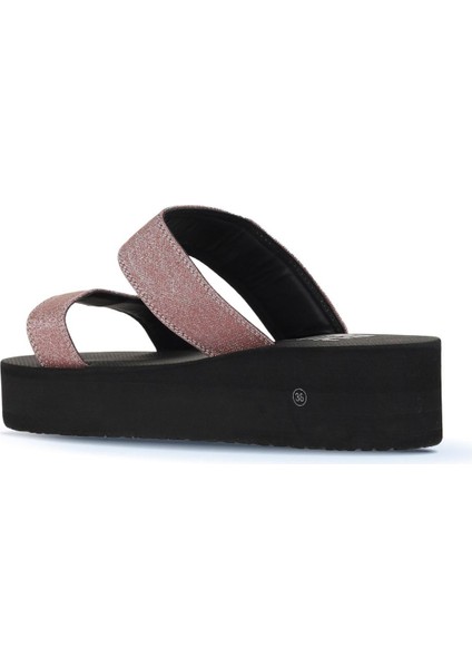 Bordo Ithal Sim Kadın Dolgu Topuklu Terlik 26WT752550 26WT752550 fırsatları