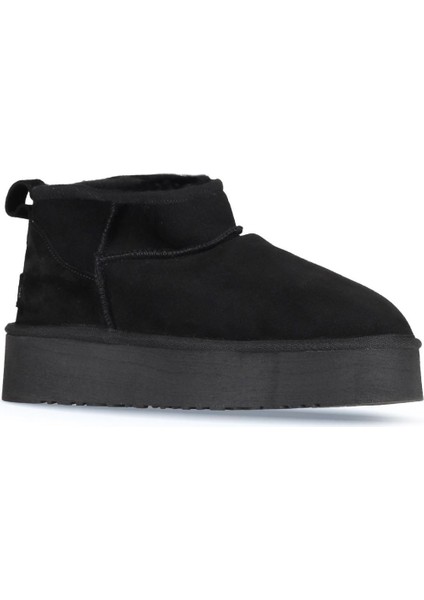 Siyah Süet Kadın Dolgu Topuklu Bot 05AG2074054 05AG2074054 fiyatları