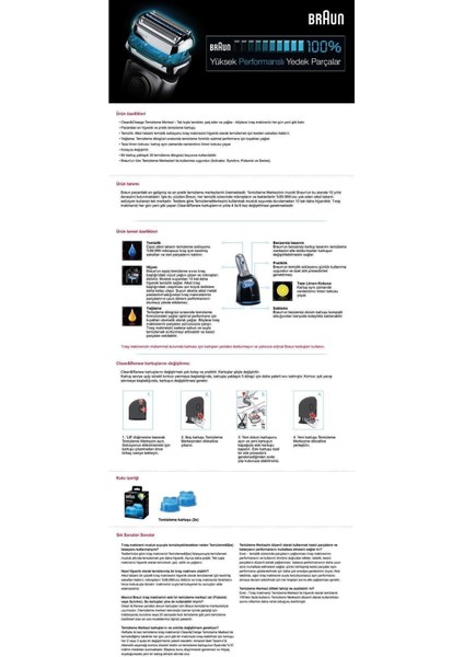 Iki Adet Temizleme Sıvısı Seti, Tıraş Makinesi Bakım, Hijyen ve Temizlik Için fırsatları