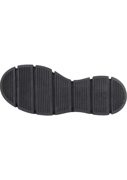 Siyah Yeşil Deri Kadın Düz Bot 01WZ1501 01WZ1501 indirimleri