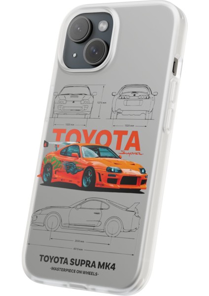 iPhone 11 Uyumlu Telefon Kılıfı – Şeffaf Desenli Kapak | Toyota Supra Mk4 Tasarım fiyatları