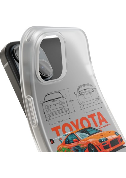 iPhone 11 Uyumlu Telefon Kılıfı – Şeffaf Desenli Kapak | Toyota Supra Mk4 Tasarım indirimleri