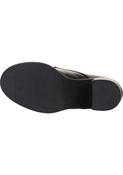 Siyah Deri Kadın Topuklu Ayakkabı 01WZ3200 01WZ3200 indirimleri