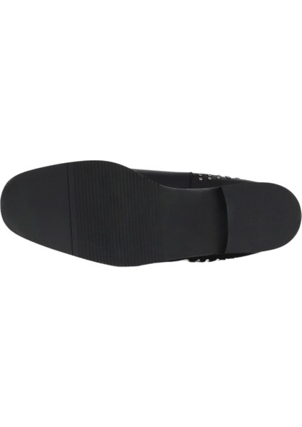 Siyah Crispy Deri Kadın Topuklu Bot 33WB14005 33WB14005 indirimleri