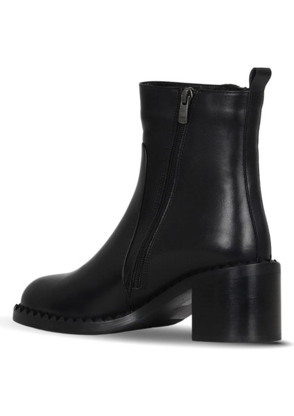 Siyah Deri Kadın Topuklu Bot 33WB80005 33WB80005 fırsatları