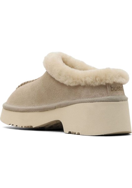 Bej Süet Kadın Az Topuklu Terlik 05AG700 05AG700 fırsatları