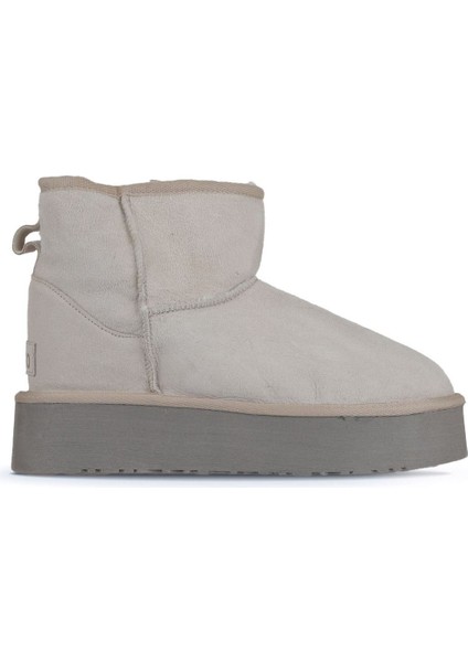 Bej Süet Kadın Dolgu Topuklu Bot 05AG2034054 05AG2034054