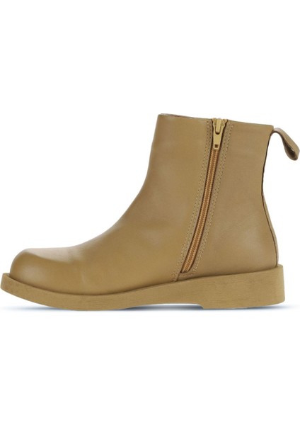 Tarçın Deri Kadın Düz Bot 01WZ8901 01WZ8901 modelleri