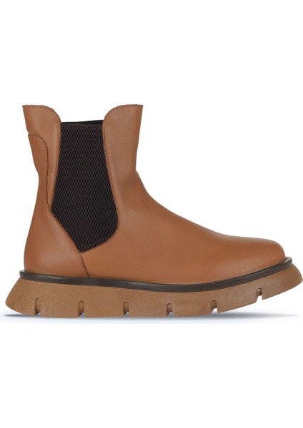 Taba Deri Kadın Düz Bot 01WZ1503 01WZ1503