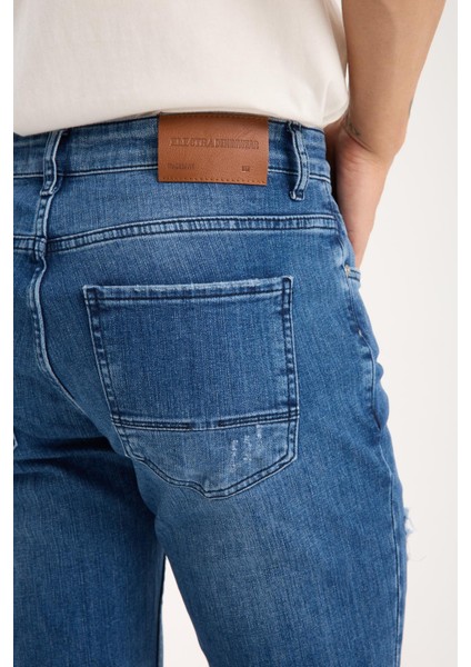 Erkek Slim Fit Esnek Kumaş, %98 Pamuklu Dar Kalıp Jean fiyatları