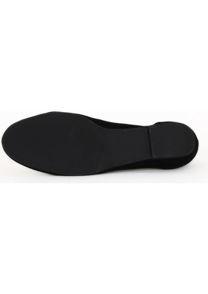 Siyah Süet Kadın Topuklu Ayakkabı 33WA7316 33WA7316 indirimleri
