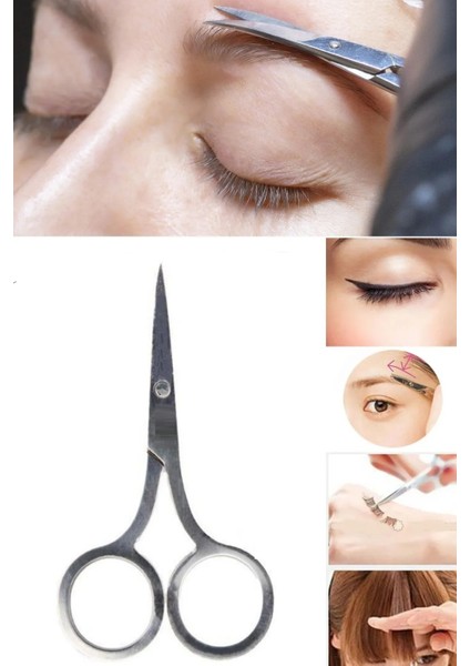 Taşınabilir Düz Uçlu Bıyık ve Kaş Düzeltme Makası, Pratik ve Kullanışlı modelleri