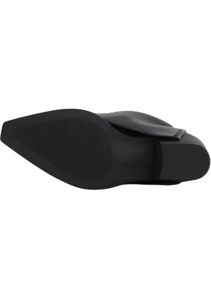 Siyah Deri Kadın Topuklu Bot 39WB9419 39WB9419 indirimleri