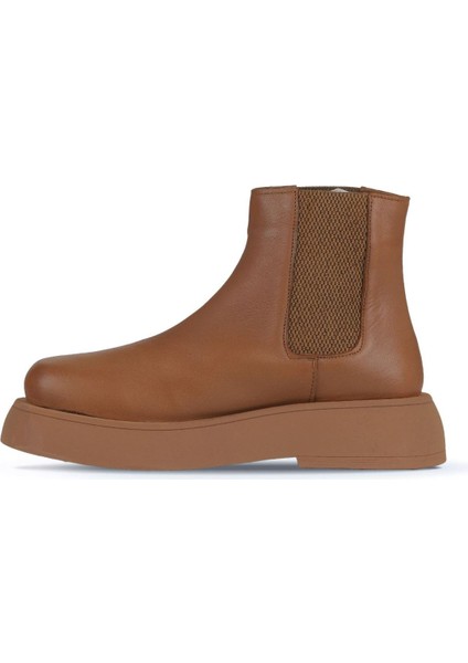 Taba Deri Kadın Düz Bot 01WZ6403 01WZ6403 modelleri