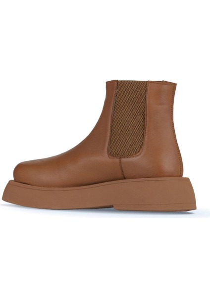 Taba Deri Kadın Düz Bot 01WZ6403 01WZ6403 fırsatları