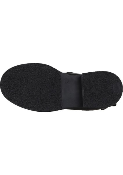 Siyah Deri Kadın Düz Bot 01WZ4300 01WZ4300 indirimleri