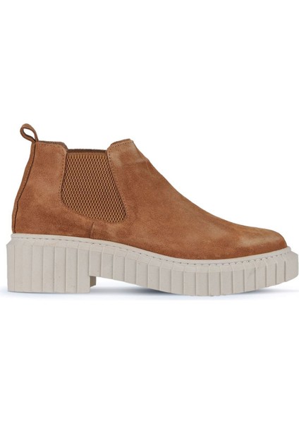 Taba Açık Süet Kadın Topuklu Bot 01WZ6311 01WZ6311