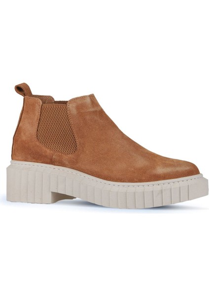 Taba Açık Süet Kadın Topuklu Bot 01WZ6311 01WZ6311 fiyatları