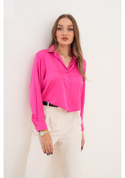 Pembe Saten Gömlek indirimleri