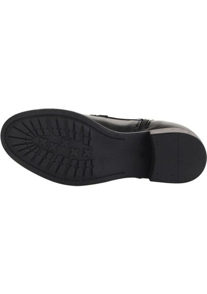 Siyah Deri Kadın Topuklu Bot 01WZ7405 01WZ7405 indirimleri