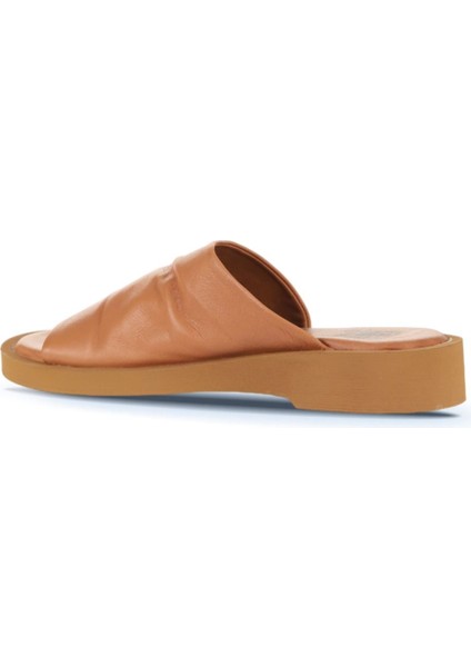 Taba Deri Kadın Düz Terlik 01WY2902 01WY2902 fırsatları