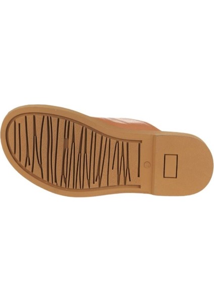 Taba Deri Kadın Düz Terlik 01WY2902 01WY2902 indirimleri