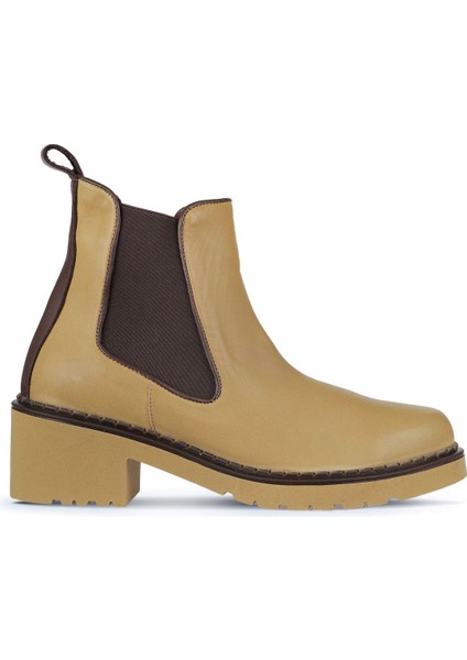 Tarçın Deri Kadın Topuklu Bot 01WZ4402 01WZ4402