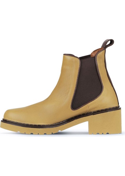 Tarçın Deri Kadın Topuklu Bot 01WZ4402 01WZ4402 modelleri