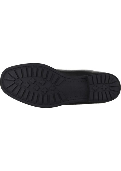 Siyah Deri Kadın Düz Bot 01WZ7312 01WZ7312 indirimleri