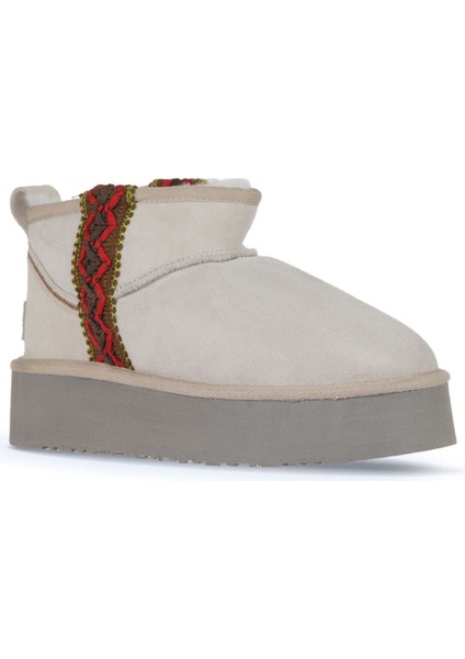 Bej Süet Kadın Dolgu Topuklu Bot 05AG2094054 05AG2094054 fiyatları