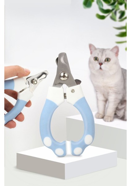 Wf Çelik Uçlu Mavi Kedi Köpek Büyük Tırnak Makası CIN313MV fırsatları
