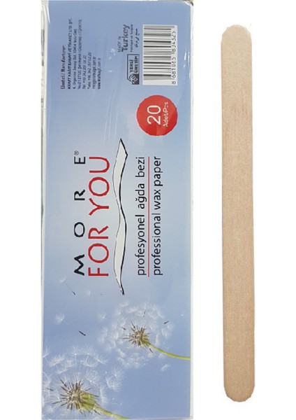 Profesyonel Ağda Bezi Seti, 20'li Paket, Kaliteli ve Güvenilir Kullanım