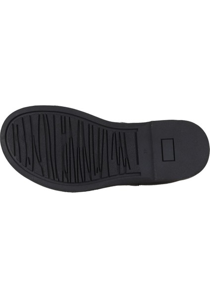 Siyah Deri Kadın Düz Bot 01WZ8903 01WZ8903 indirimleri