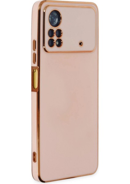 Xiaomi Poco X4 Pro 5g Kılıf Volet Silikon - Pembe