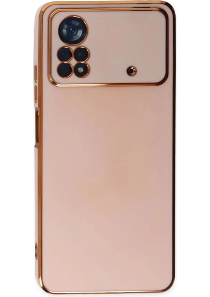 Xiaomi Poco X4 Pro 5g Kılıf Volet Silikon - Pembe fiyatları