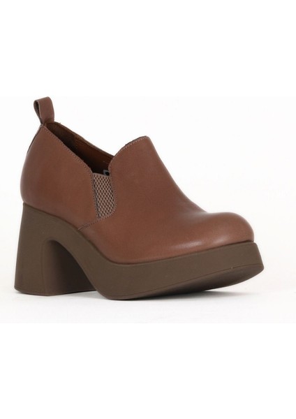 Vizon Koyu Deri Kadın Topuklu Ayakkabı 01WZ7004 01WZ7004 fiyatları