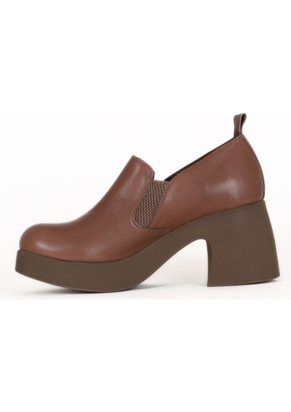 Vizon Koyu Deri Kadın Topuklu Ayakkabı 01WZ7004 01WZ7004 modelleri