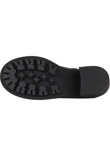 Siyah Deri Kadın Topuklu Bot 01WZ7904 01WZ7904 indirimleri