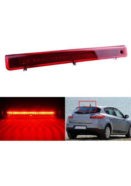 Araba Kuyruk Işığı Yüksek Montaj Fren Işığı Üçüncü Fren Işığı Renault Megane Hatchback Mk3 2008-2016 (Yurt Dışından) modelleri
