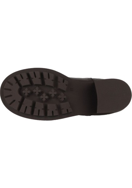 Kahverengi Deri Kadın Topuklu Bot 01WZ7902 01WZ7902 indirimleri