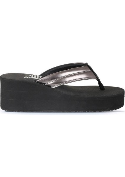 Platin Soft Mat Ayna Kadın Dolgu Topuklu Terlik 26WT190664 26WT190664