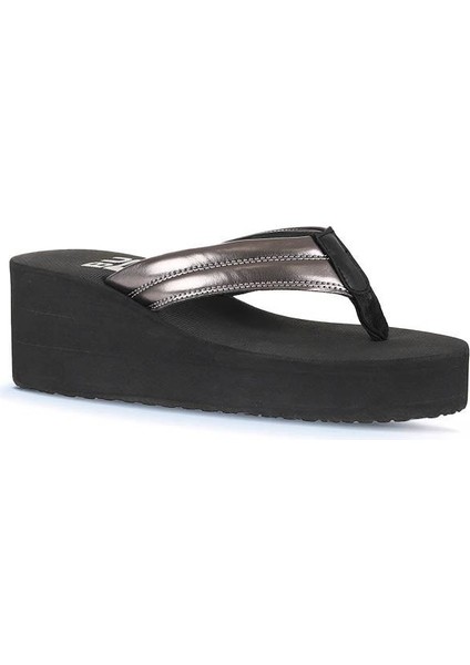 Platin Soft Mat Ayna Kadın Dolgu Topuklu Terlik 26WT190664 26WT190664 fiyatları