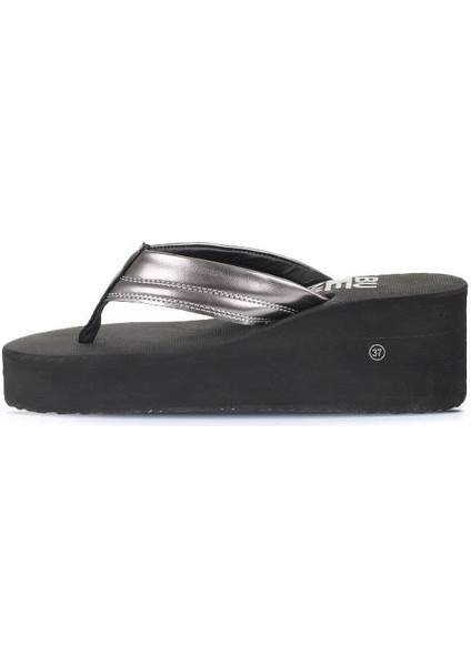 Platin Soft Mat Ayna Kadın Dolgu Topuklu Terlik 26WT190664 26WT190664 modelleri