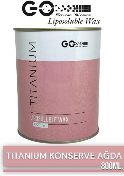 Titanium Ağda 800 Ml, Konserve Formda, Kolay Kullanım, Etkili Sonuç