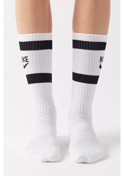 Dri Fit Heritage Crew Sock Unisex Çorap 2 Li Beyaz
