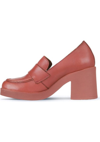 Pembe Deri Kadın Topuklu Ayakkabı 01WZ7103 01WZ7103 modelleri