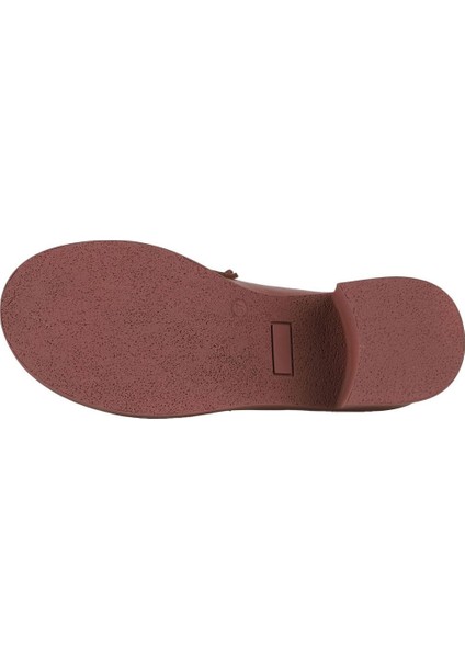 Pembe Deri Kadın Topuklu Ayakkabı 01WZ7103 01WZ7103 indirimleri